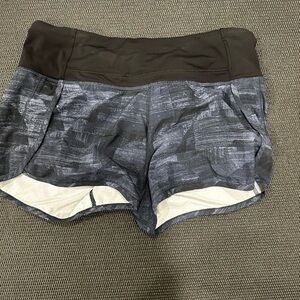 Lululemon Athletica Women’s Black/Blue Shorts- like new